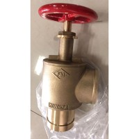 2 1/2" Angle hose valve female thread outlet Groove Inlet brass fire valve ULC listed Fire safety hose valve