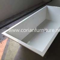 Acrylic solid surface custom sized bathtub