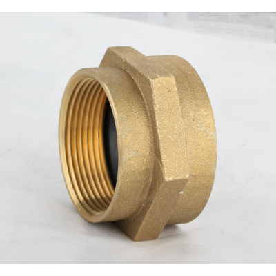 Hexagon cast brass hose connector