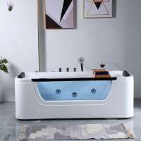 1.5 meter New design bathroom acrylic square small size 2 people bathtub